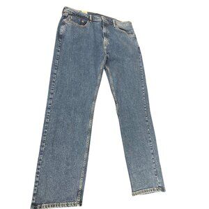 Levis 505 Mens Straight Fit Blue Denim Jeans Size 40x34 SKU 8381